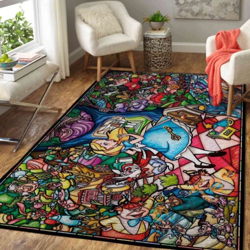 Alice In Wonderland Area Rug