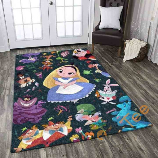 Alice In Wonderland Area Rug