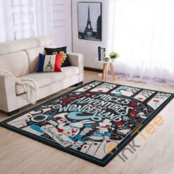 Alices Adventures In Wonderland Area Rug