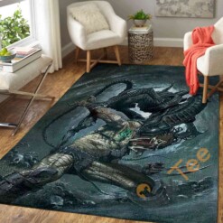 Alien Vs Predator Area Rug