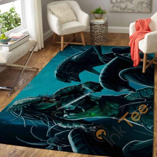 Alien Vs Predator Area Rug