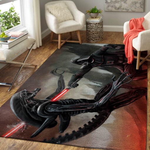 Aliens Vs Darth Vader Area Limited Edition Rug