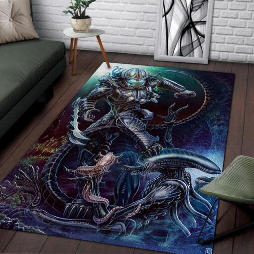 Aliens Vs Predator Rug