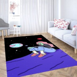 Aline Wallpaper Living Room Modern Carpet Rug