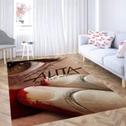 Alita Battle Angel Font Carpet Rug