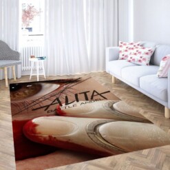 Alita Battle Angel Font Living Room Modern Carpet Rug
