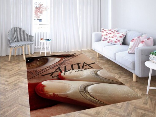 Alita Battle Angel Font Living Room Modern Carpet Rug