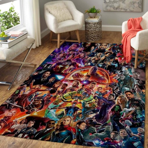 All Heroes The Avengers End Game Area Limited Edition Rug