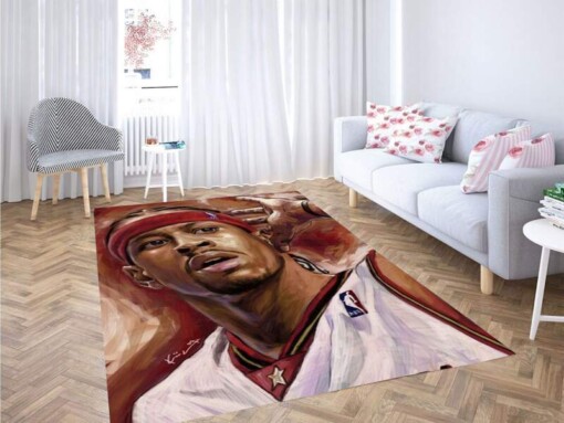 Allen Iverson Carpet Rug