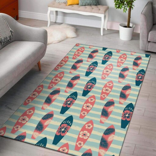 Aloha Hawaii Surfboard Limited Edition Rug