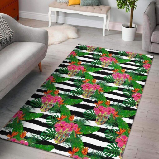 Aloha Skull Striped Limited Edition Rug