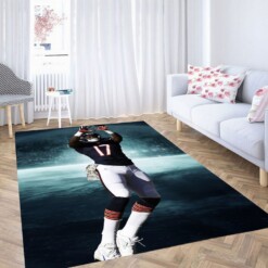 Alshon Jeffry Football Player Living Room Modern Carpet Rug