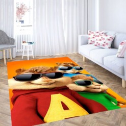 Alvin And The Chipmunks The Road Chip Living Room Modern Carpet Rug