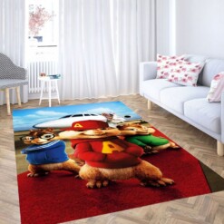 Alvin And The Chipmunks The Squeakquel Living Room Modern Carpet Rug