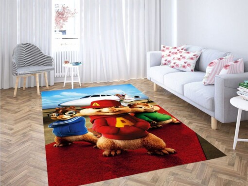 Alvin And The Chipmunks The Squeakquel Living Room Modern Carpet Rug
