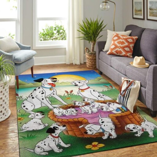 Dalmatians Disney Movie Living Room Area Rug