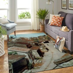 Amazing Landscape In Vietnam Living Room Area Rug