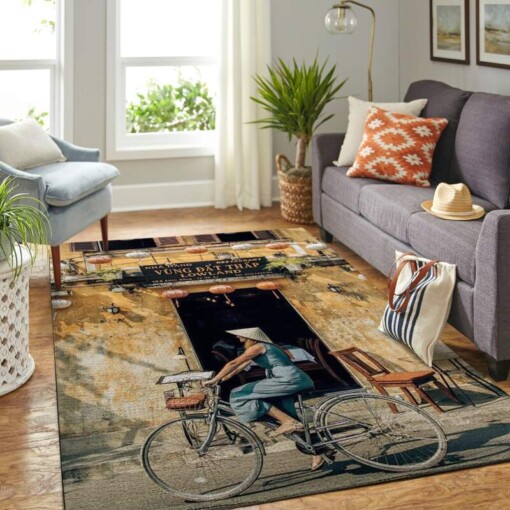 Amazing Landscape In Vietnam Living Room Area Rug