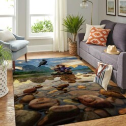 Amazing Landscape In Vietnam Living Room Area Rug