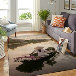 Amazing Landscape In Vietnam Living Room Area Rug