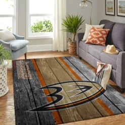 Anaheim Ducks Living Room Area Rug