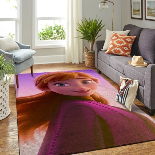 Anna Frozen Living Room Area Rug