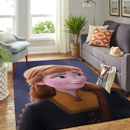 Anna Frozen Living Room Area Rug