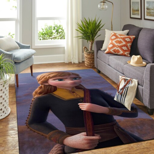Anna Frozen Living Room Area Rug