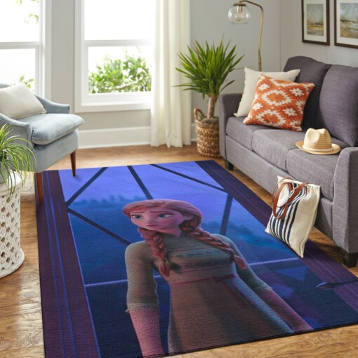 Anna Frozen Living Room Area Rug