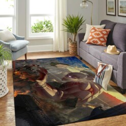 Aot-attack On Titan Living Room Area Rug