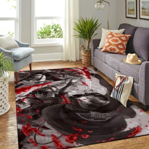 Aot-attack On Titan Living Room Area Rug