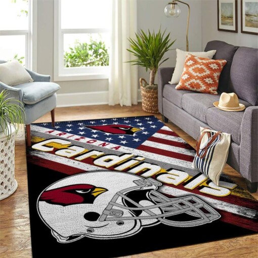 Arizona Cardinals Living Room Area Rug