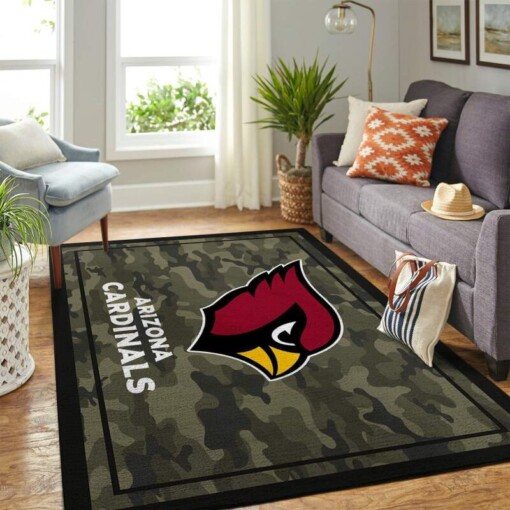 Arizona Cardinals Living Room Area Rug