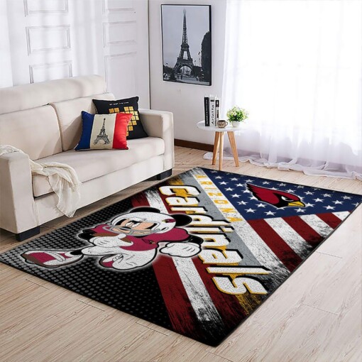 Arizona Cardinals Living Room Area Rug