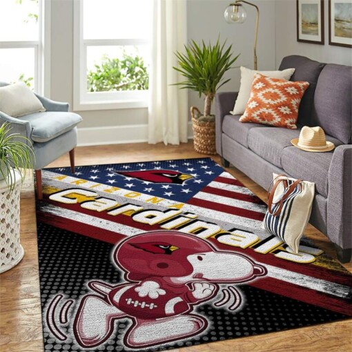 Arizona Cardinals Living Room Area Rug