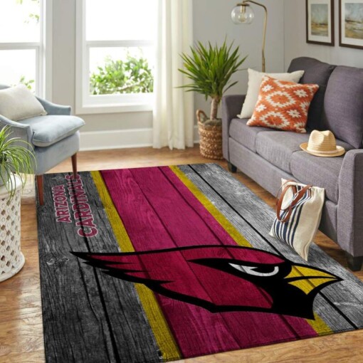 Arizona Cardinals Living Room Area Rug