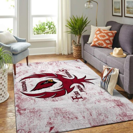 Arizona Cardinals Living Room Area Rug