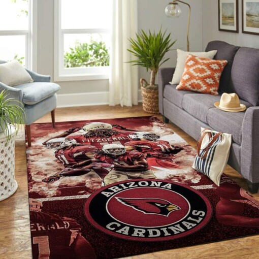 Arizona Cardinals Living Room Area Rug