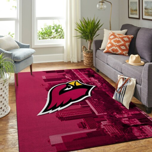 Arizona Cardinals Living Room Area Rug