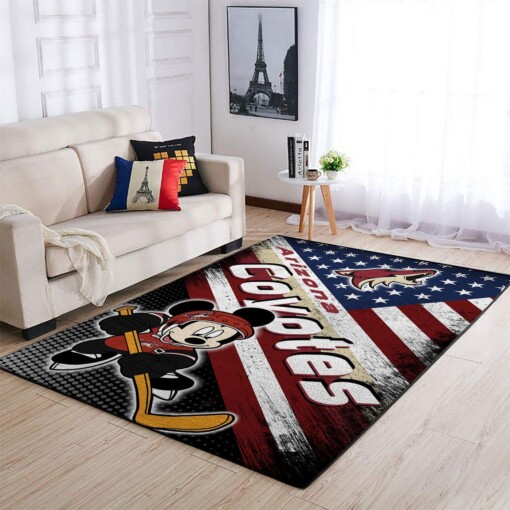 Arizona Coyotes Living Room Area Rug