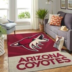 Arizona Coyotes Living Room Area Rug