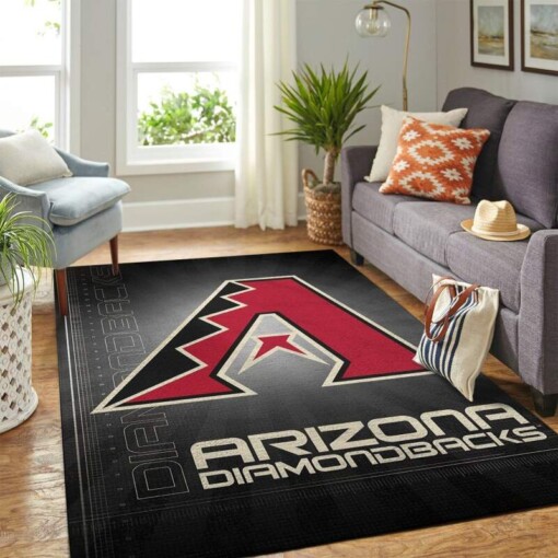 Arizona Diamondbacks Living Room Area Rug