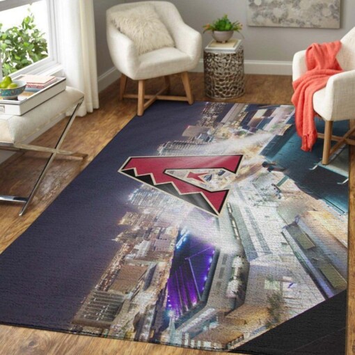 Arizona Diamondbacks Living Room Area Rug