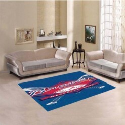 Atlanta Braves Living Room Area Rug