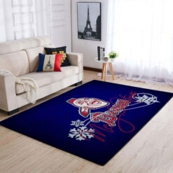 Atlanta Braves Living Room Area Rug