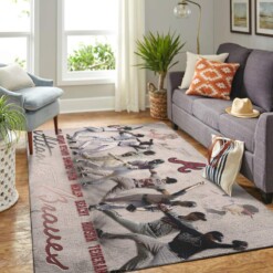 Atlanta Braves Living Room Area Rug