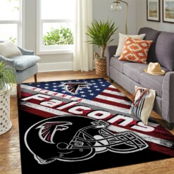 Atlanta Falcons Living Room Area Rug