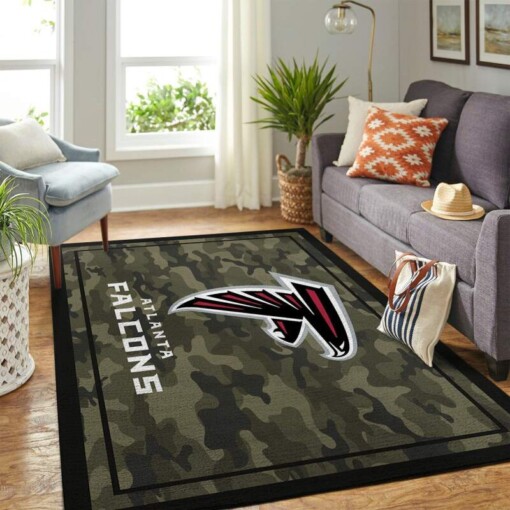 Atlanta Falcons Living Room Area Rug