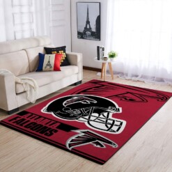 Atlanta Falcons Living Room Area Rug