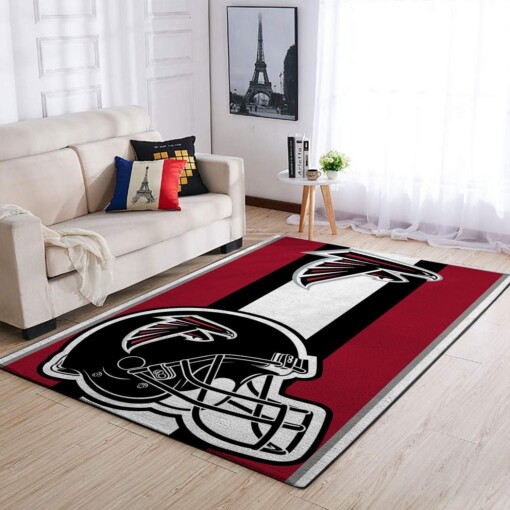 Atlanta Falcons Living Room Area Rug